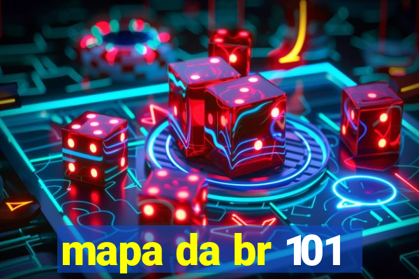 mapa da br 101